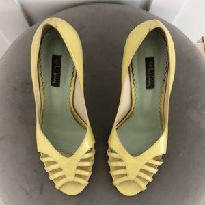 LUICHINY VENETO LIME HEELS WOMEN